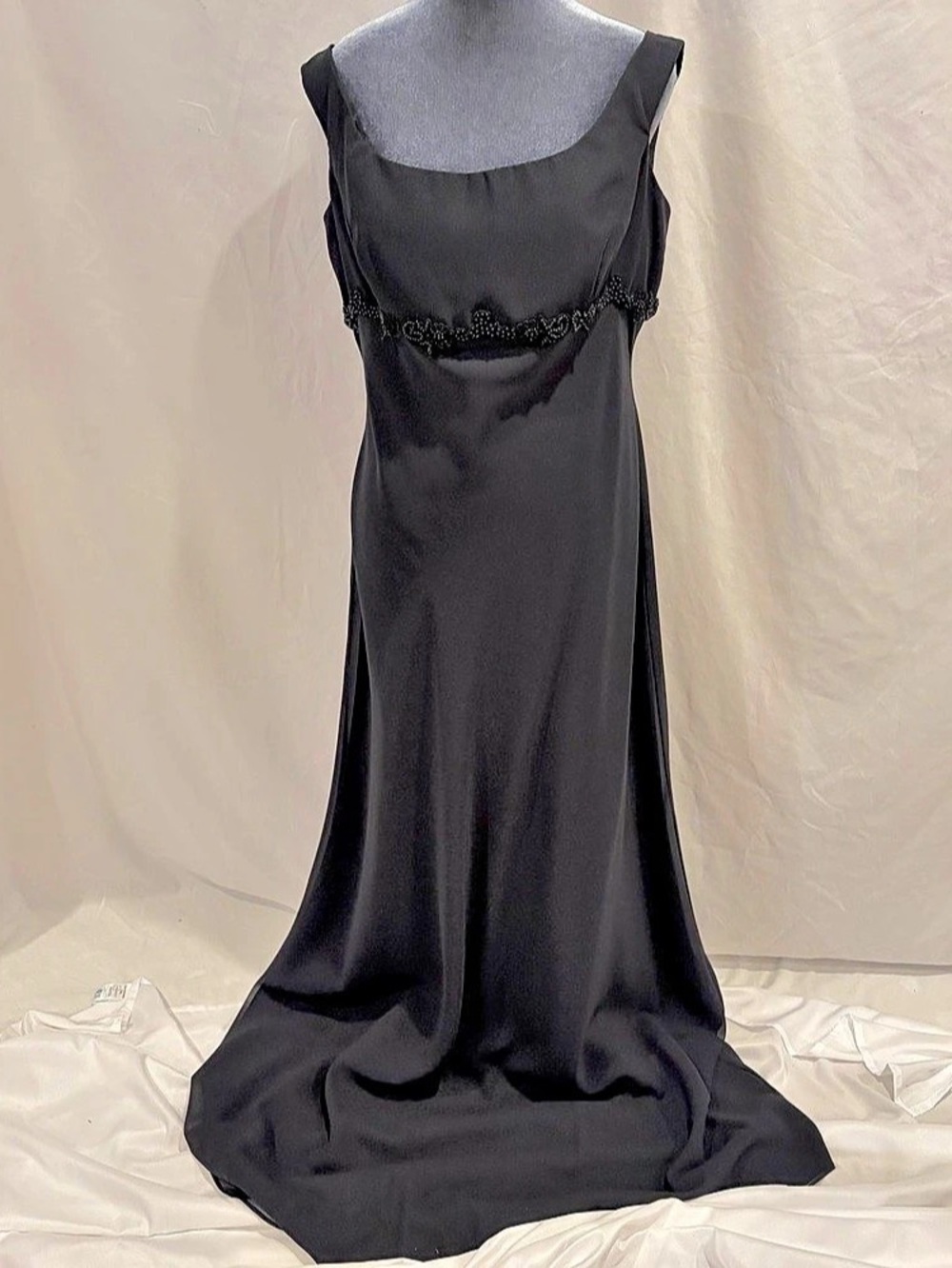 Stunning Black Vintage Evening Gown
